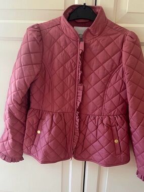 Janie and Jack Pink Quilted Puffer Jacket